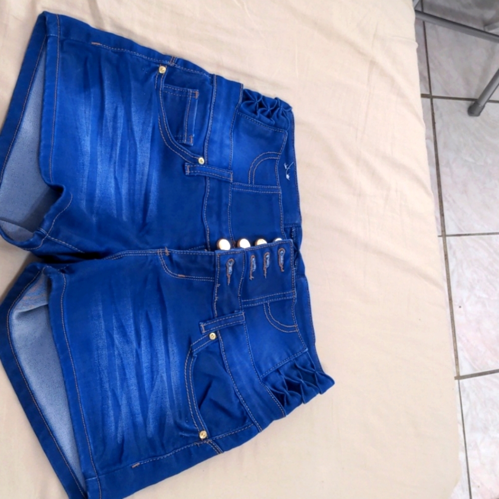 Denim shorts
